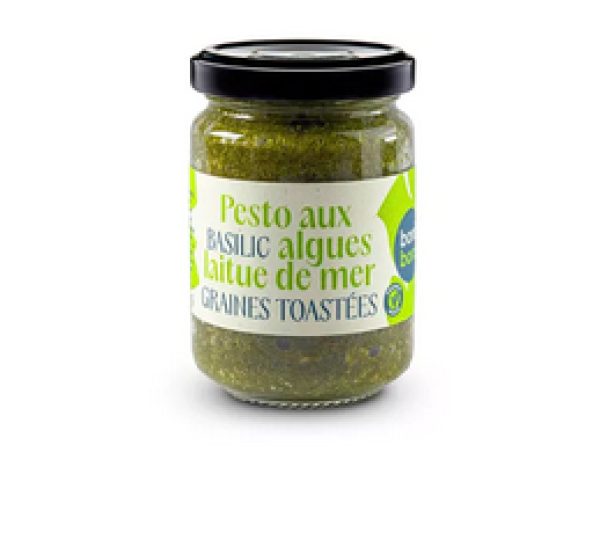 Pesto - BIO -Meersalat -  Basilikum - Sonnenblumenkerne